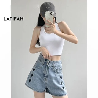 Áo thun croptop cổ yếm LATIFAH TRƠN AT016 chất vãi dày dặn co giãn 4 chiều