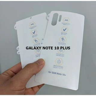 Miếng dán PPF AG full chống vân tay cho SAMSUNG Note 10 / Note 10 PLUS MẶT TRƯỚC+ MẶT SAU