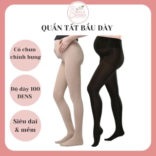 Quần Tất Bầu Dày 80d Siêu Ấm ,dai Co Dãn, Chống Xước- Hàng Loại 1. Quần Tất Cho Mẹ Bầu Mùa Đông Chun Chỉnh Bụng 45-75kg