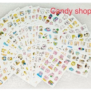 2 tờ sticker trang trí động vật cute