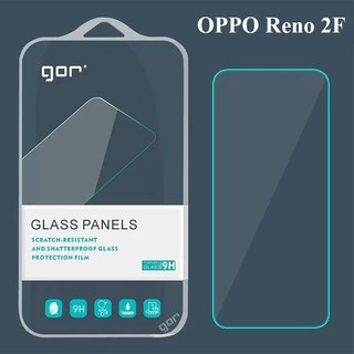 Kính Cường lực Oppo Reno 2F, Reno 2Z, Reno4 reno 4, Reno 5 reno5 - Cường lực trong suốt chính hãng Gor, độ cứng 9H