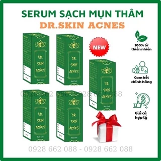 Combo 5 hộp serum sạch mụn Dr.kin acnes 5ml đánh bay mụn sạch thâm trong 7 ngày