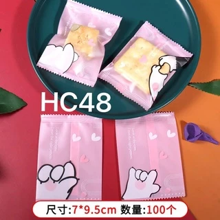 Túi đựng bánh cookie/bánh tuy/trà hoa HC48