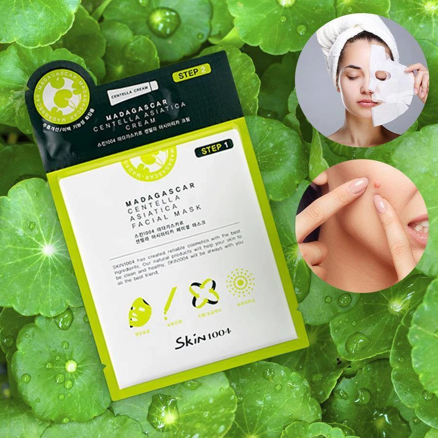 Mặt nạ rau má Madagascar Centella Asiatica Skin1004