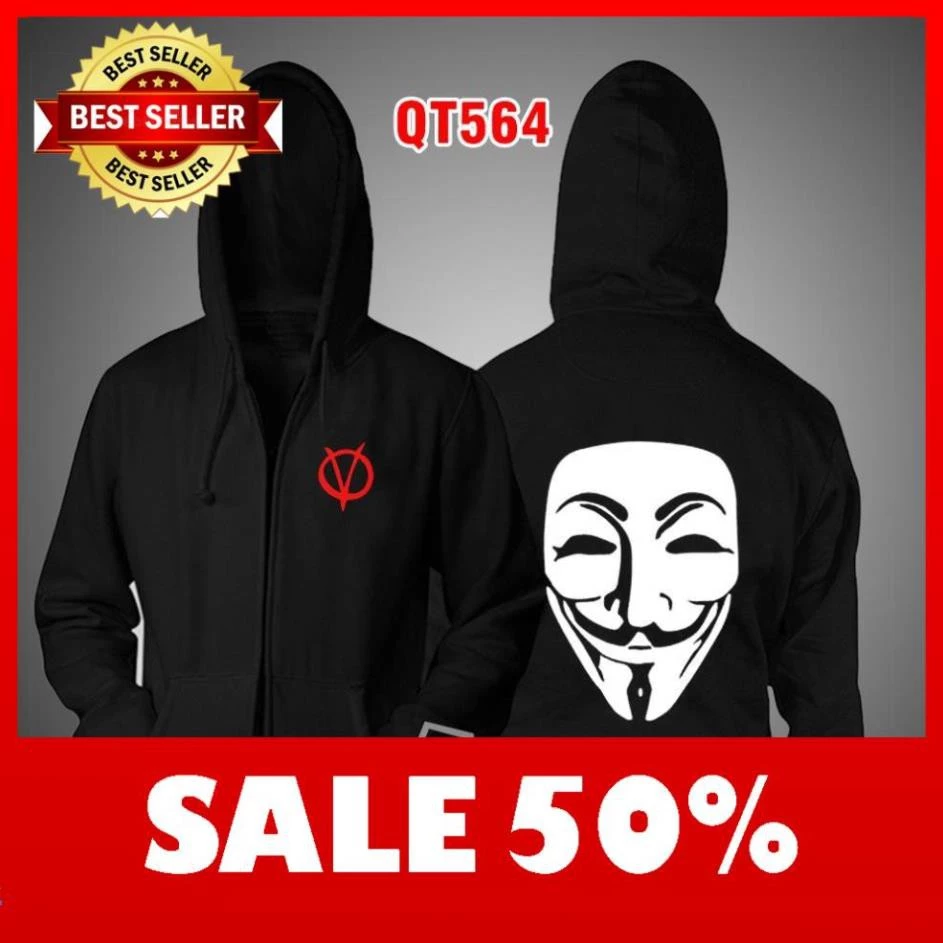 [ RẺ VÔ ĐỊCH ] -  [SIÊU RẺ] Áo khoác Hacker Anonymous đẹp giá rẻ chất lượng / giá tốt nhất