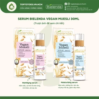 Serum Bielenda Vegan Muesli dưỡng ẩm, làm dịu, phục hồi da 30ml