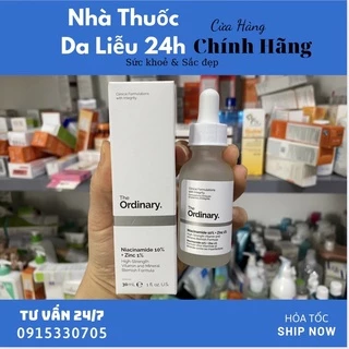 The Ordinary Niacinamide 10% + ZinC 1% làm dịu da ngừa thâm mụn