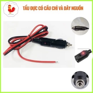 Tẩu sạc ô tô giắc đực cắm lỗ tâu sạc xe hơi 12V - 24V cho, máy hút bụi ô tô, quạt mini ô tô