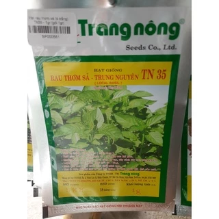 Hạt giống rau thơm sả (é trắng) trang nông