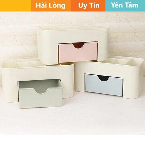 Kệ để mỹ phẩm đa năng bằng nhựa đáng yêu  mã BSHN