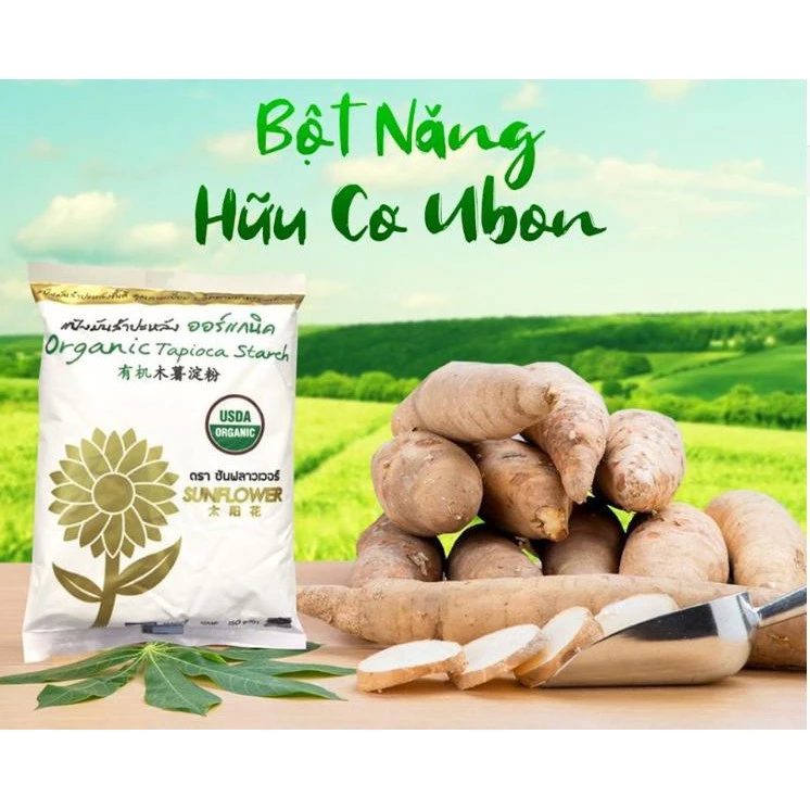 Bột năng hữu cơ Ubon 400g - Nhập khẩu trực tiếp từ Thái Lan