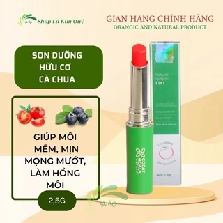 Son dưỡng môi cà chua hữu cơ 3M Cocayhoala- Dưỡng môi an toàn cho mẹ bầu, mẹ bỉm sữa