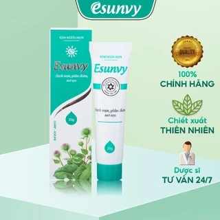 Kem Giảm Mụn Esunvy Thành Phần Tự Nhiên, Giúp Sạch Mụn, Hết Thâm, Mờ Sẹo Phù Hợp Với Mọi Loại Da Tuýp 20g TMP002