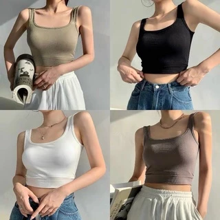 Áo Bra Nữ Thun Mềm Dáng Lửng Sẵn Đệm Ngực Siêu Hot 1809