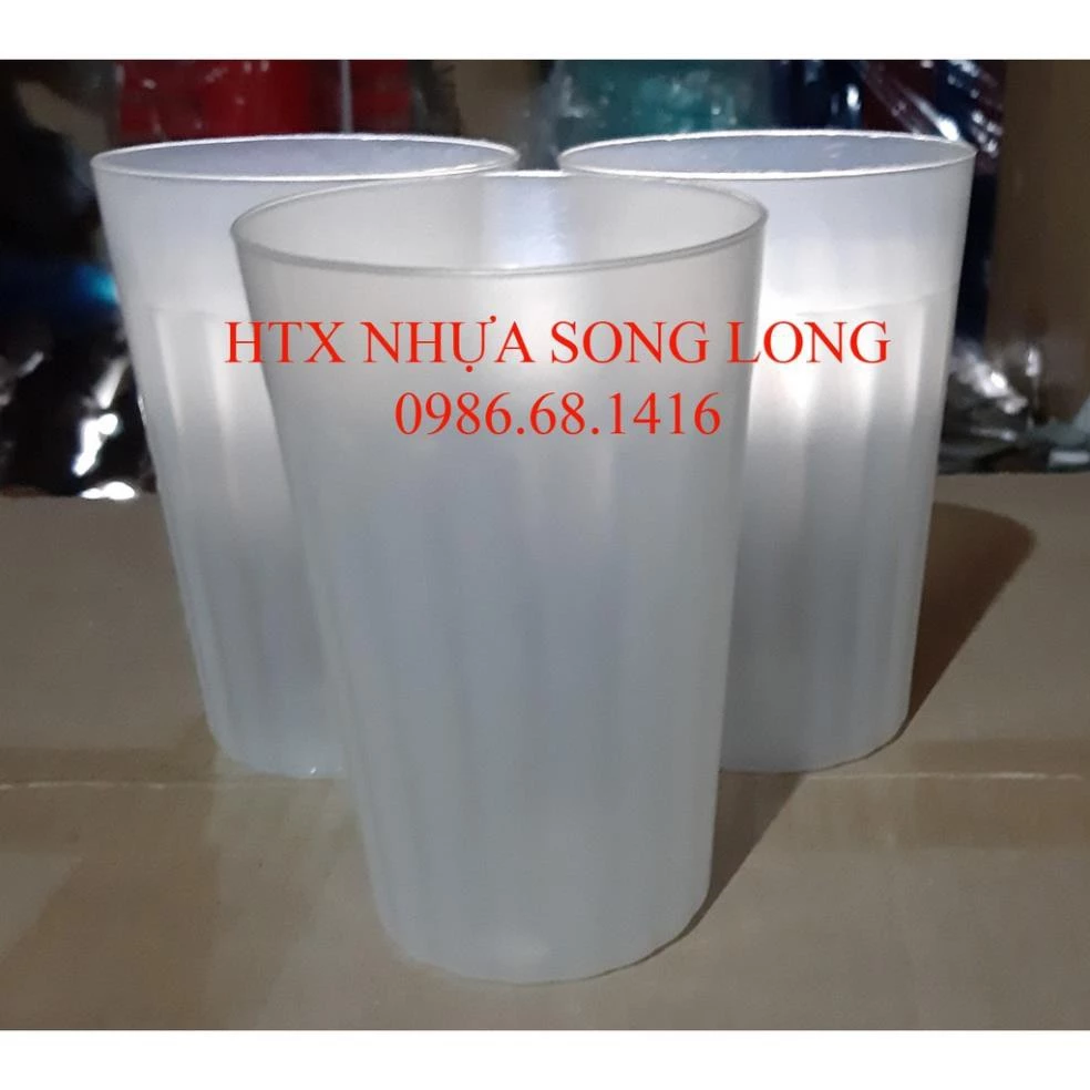[KHO SỈ] Lốc 10 cốc sọc, cốc nhựa - Song Long