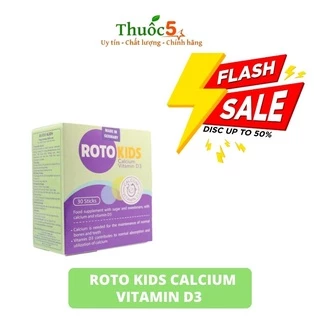 [CHÍNH HÃNG] ROTO KIDS CALCIUM VITAMIN D3 bổ sung vitamin,canxi cho trẻ còi xương