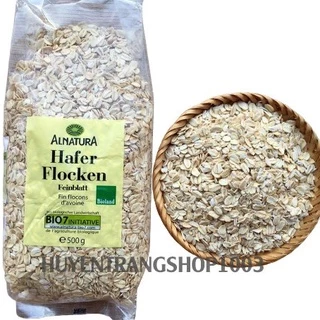 Yến mạch Hafer cán dẹt (yến mạch tươi ) gói 500gr cuả Đức