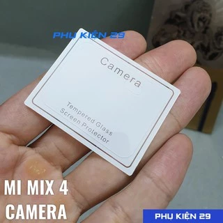 [Xiaomi Mi Mix 4] Combo dán kính chống xước Camera, dán lưng 3D vân Cacbon