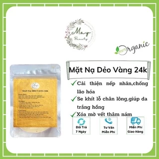 1kg Bột mặt nạ dẻo vàng 24k organic handmade