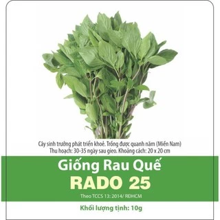 Hạt giống rau Quế