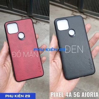 [Google Pixel 4A/ 4A 5G] Ốp lưng chống sốc lưng da cao cấp Aioria