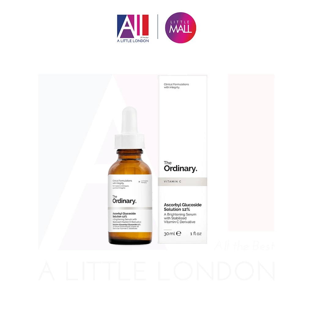 [TOP 1 SHOPEE] Tinh chất sáng da, mờ thâm The Ordinary Ascorbyl Glucoside Solution 12% 30ml (Bill Anh)