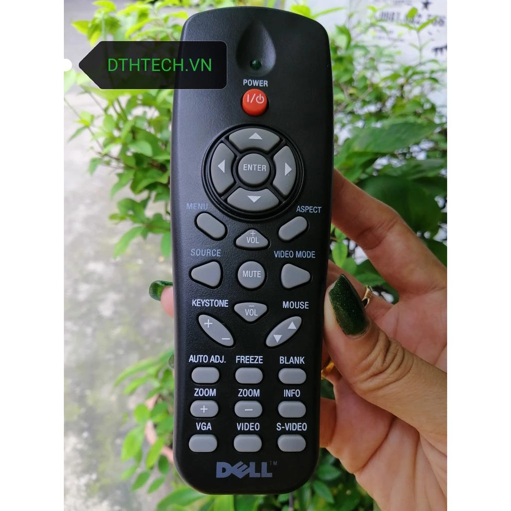 REMOTE MÁY CHIẾU DELL - ĐIỀU KHIỂN MÁY CHIẾU DELL ZIN, CHÍNH HÃNG