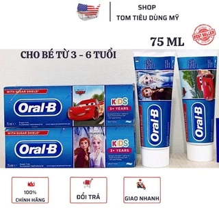 Kem đánh răng cho bé từ 3 đến 6 tuổi Oral B 75 ml