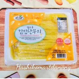 Củ cải muối vàng Hàn Quốc hộp 3kg