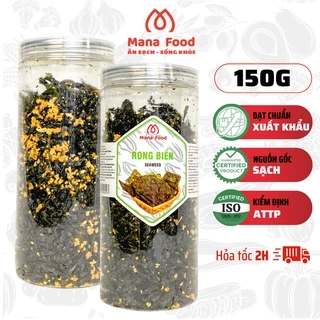 Rong Biển Cháy Tỏi Mana Food 150G