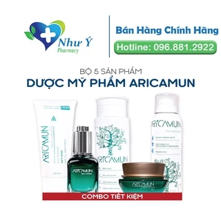 Bộ Sản Phẩm Chăm Sóc Da Aricamun- đẳng cấp dược mỹ phẩm (combo 5 sản phẩm)