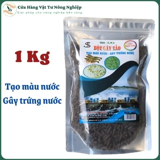 [ GÓI 1KG ] BỘT GÂY TẢO: Tạo Màu Nước Ao Nuôi, Tăng Sức Đề Kháng Cho Tôm, Cá