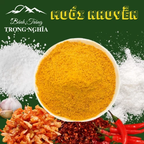 [200G]- Muối Nhuyễn Ăn Bánh Tráng Độc Quyền Trọng Nghĩa (Siêu Cay)