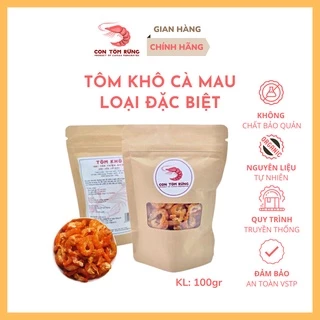 Tôm khô Cà Mau 100g loại đặc biệt - Con Tôm Rừng