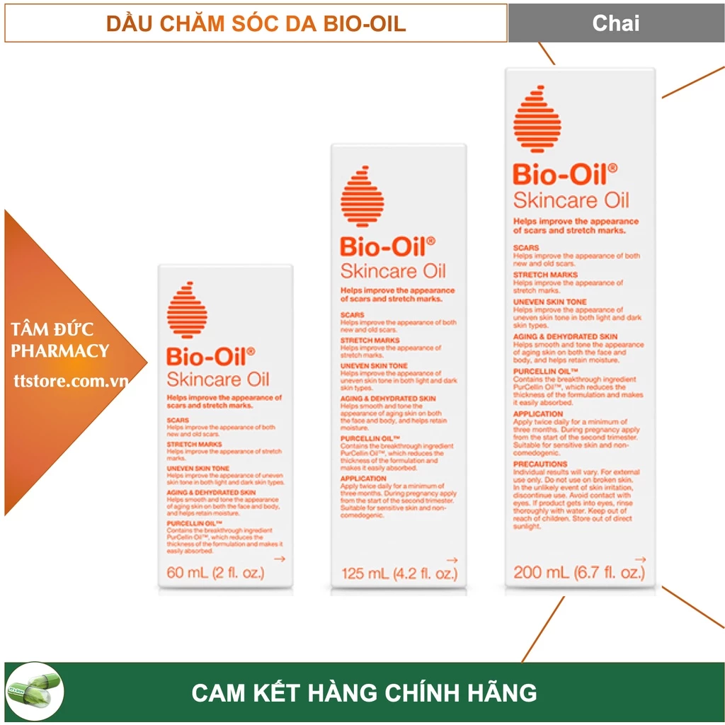 BIO OIL [Chai 60ml/125ml/200ml] - Mega We Care - Dầu dưỡng chống rạn da, mờ sẹo [BIOOIL, BIOIL, BIO OI]