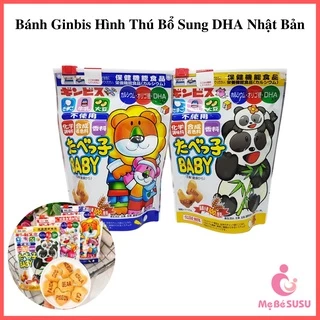 Bánh Ginbis Hình Thú Bổ Sung DHA Nhật Bản Cho Bé Ăn Dặm [DATE T9/2024]