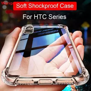 Ốp lưng HTC Desire 19 U12 U11 Eyes Life 12 Plus D19S Chống sốc Chống rơi trong suốt TPU trong suốt Vỏ đơn giản