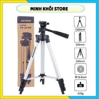 Giá đỡ 3 chân máy chụp ảnh Tripod TF-3110 + Miếng kẹp điện thoại