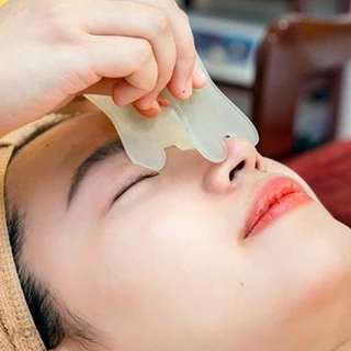 Ngọc cạo gió mặt và massage cơ thể