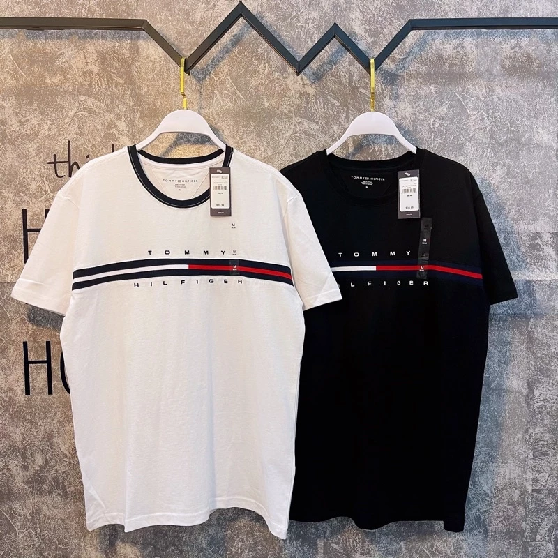 [CHÍNH HÃNG] ÁO THUN TOMMY HILFIGER CỔ TRÒN - UNISEX NAM NỮ - HÀNG CÓ SẴN