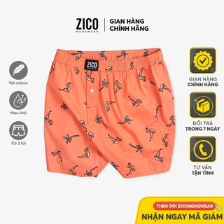 Quần ngắn nam mặc nhà ZICO MENSWEAR họa tiết Cam Cây Dừa - ZC37