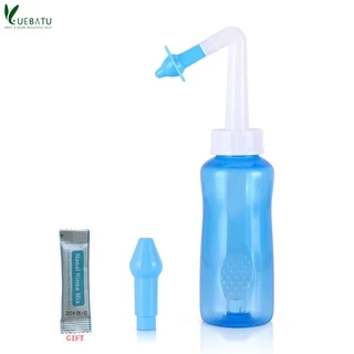 Bình Xịt Nước Vệ Sinh Mũi 300Ml + Muối Chuyên Dụng