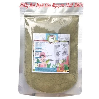 Bột Ngải cứu 200g có giấy VSATTP và ĐKKD nguyên chất thiên nhiên 100%