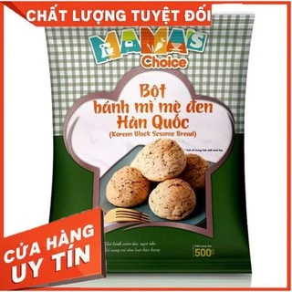 [RẺ VÔ ĐỊCH] Bột mỳ mè đen Hàn Quốc 500g, bột trộn săn sử dụng làm bánh mỳ mè đen siêu tiện lợi...