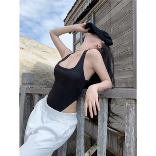 (HOẢ TỐC)Áo Bodysuit Nữ Sexy Ba Lỗ  Hot Trend Siêu Tôn Dáng Chất Thun Gân Nhẹ Mát Cực Thích Hàng Quảng Châu Loại Đẹp
