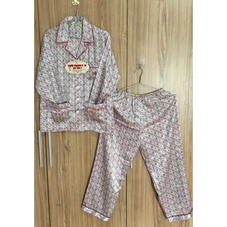 (45kg-85kg)BỘ PIJAMA PHI BÓNG CHO ÔNG, ĐỒ NGỦ ÔNG GIÀ DÀI TAY