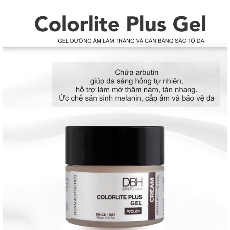 kem dưỡng trắng hồng căng bóng da DBH COLORTILE PLUS GEL