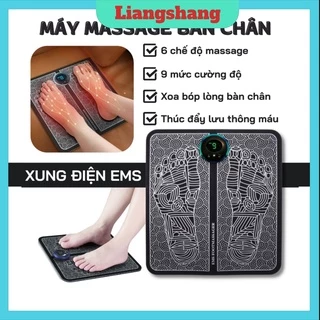 Thảm massage chân EMS❤️FREESHIP❤️CÓ MÀN HÌNH HIỂN THỊ giúp lưu thông khí huyết, giảm đau mỏi chân, chăm sóc sức khỏe