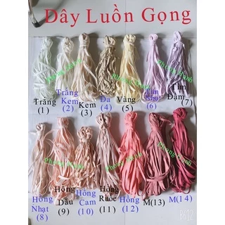 Dây luồn Gọng nhiều màu (m)