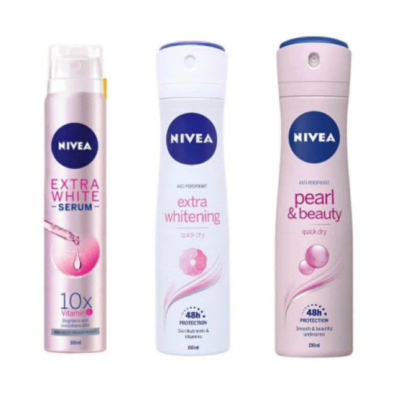 XỊT NGĂN MÙI NỮ NIVEA 150ml-100ml